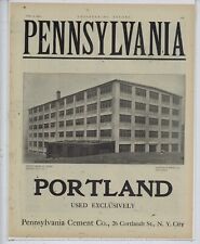 1910 pennsylvania cement for sale  Bowling Green