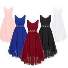 Niños Niñas Vestido Formal Vestido Baile de graduación Falda Noche Disfraz Elegante Fiesta de Cumpleaños segunda mano  Embacar hacia Mexico