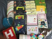 Lote de artículos de fiesta de cumpleaños para niños Job segunda mano  Embacar hacia Mexico