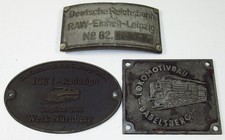 Riginal lokschilder 3 gebraucht kaufen  Warburg