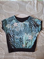 Maglia fiori blu usato  Santa Luce