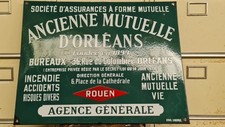 Plaque émaillée ancienne d'occasion  Sens
