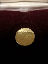 Cent gold münze gebraucht kaufen  Stuttgart