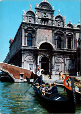 Używany, Vintage Postcard Venice Italy Gondola Ride Canal Historic Building na sprzedaż  Wysyłka do Poland
