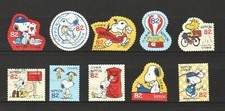 JAPÃO 2017 SNOOPY & LETTER PEANUTS COMIC COMP. CONJUNTO DE 10 SELOS USADOS FINOS  comprar usado  Enviando para Brazil