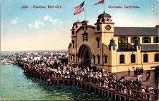 Cartão postal pavilhão tenda cidade em San Diego, Coronado, Califórnia comprar usado  Enviando para Brazil