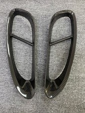 Acabamento de aberturas de ar de entrada lateral de fibra de carbono para Porsche 981 Cayman Boxster 2013-2016 comprar usado  Enviando para Brazil