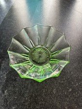 Uranium glass dish for sale  BRIGHTON