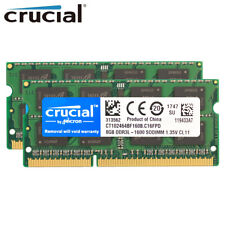 Crucial 8GB DDR3L 1600MHz 204-Pin Sodimm memory LAPTOP RAM PC3L-12800 LOT DDR3L, usado comprar usado  Enviando para Brazil