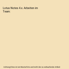 Lotus notes arbeiten gebraucht kaufen  Trebbin