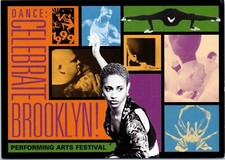 Cartão postal vintage anos 1990 ou 2000 festival de artes cênicas celebração dança NY comprar usado  Enviando para Brazil