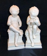 Pair c.19th parian for sale  NORTH WALSHAM
