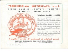 Pubblicità. venezia. sereniss usato  Mantova