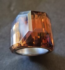 Anel glaciar topázio cristal Swarovski tamanho 52 (6) médio. Aposentado comprar usado  Enviando para Brazil