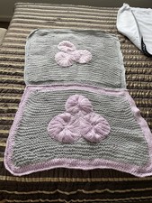 Hand knitted purple for sale  LYTHAM ST. ANNES
