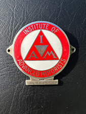 Iam institute advanced for sale  BACUP