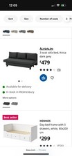 Ikea alvdalen seat for sale  ALFRETON