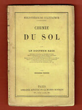Chimie sol docteur d'occasion  France
