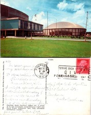 Usado, Cartão postal Ovens Auditorium Coliseum Charlotte Carolina do Norte NC comprar usado  Enviando para Brazil