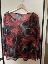 Chemisier rouge noir d'occasion  Paris XI