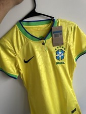 Camisa feminina Brasil 2022 World Cup Home edição média, Camisa Brasil comprar usado  Enviando para Brazil
