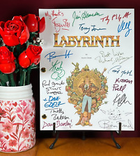 Labyrinth script signed for sale  Astoria