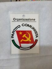 Partito comunista tesserino usato  Napoli