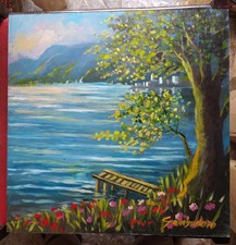 Paesaggio con lago usato Paesaggio con lago usato  Itala