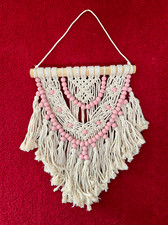 Handmade macrame wall for sale  CAERSWS