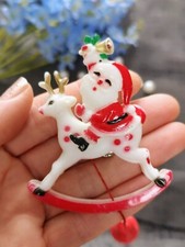 Vintage santa pin for sale  BATHGATE