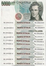 Repubblica 5000 lire usato  Barletta