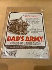 Dads army signed for sale  CRAWLEY