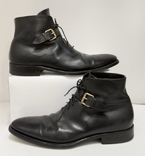 Bota Louis Vuitton masculina preta de couro no tornozelo US10 LV 9 comprar usado Bota Louis Vuitton masculina preta de couro no tornozelo US10 LV 9 comprar usado  Enviando para Brazil