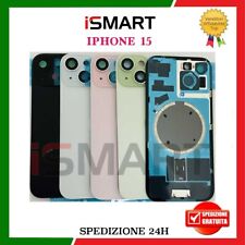 SCOCCA POSTERIORE PER IPHONE 15 VETRO BACK COVER GLASS, używany na sprzedaż  Wysyłka do Poland