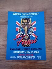 1966 cup programme for sale  SWINDON