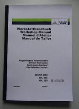 Werkstatthandbuch vorderachsen gebraucht kaufen  Aichach