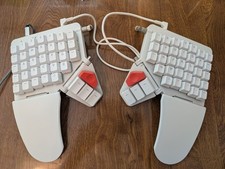 Teclado RGB ergonômico ZSA Moonlander Mark I - Branco, usado comprar usado  Enviando para Brazil