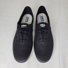 Tênis de Lona Keds Champion Preto Sólido Feminino Tamanho 12.5 NOVO WF64806, usado comprar usado  Enviando para Brazil