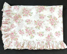 Toalha de Mesa Simply Shabby Chic 56x82 Babado Oblongo Blush Beleza Rosas Rosa Verde comprar usado  Enviando para Brazil