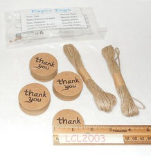 100 thank tags for sale  Kansas City