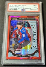 2015 O-Pee-Chee Platinum Red Prism /149 Rookie Mikko Rantanen RC #M42 OPC PSA 9 comprar usado  Enviando para Brazil