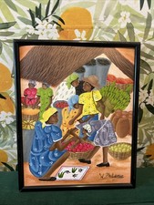 Haitian market scene for sale  Hackettstown