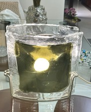 Lampada tavolo vetro usato  Oria