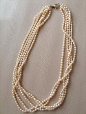 Collana torchon perle usato  Sorso