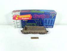 Ho Train Roundhouse 30' carro plano Sun River 3268 com deck de madeira comprar usado  Enviando para Brazil