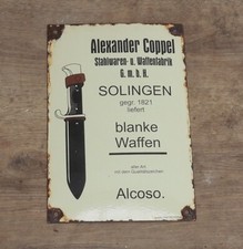 Emailleschild alexander coppel gebraucht kaufen  Berlin
