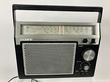 Rádio portátil Sony LW/MW/FM/FM rede/bateria TFM-7720L com cabo de alimentação funcionando comprar usado  Enviando para Brazil