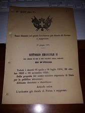 Regio decreto 1875 usato  Italia