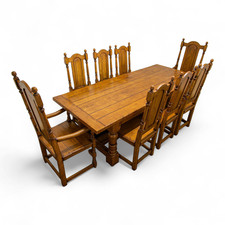 Vintage oak refectory for sale  BARRY