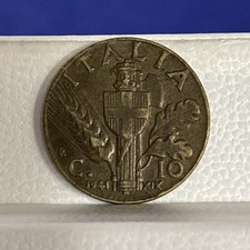 C.10 centesimi 1941 usato C.10 centesimi 1941 usato  Bari